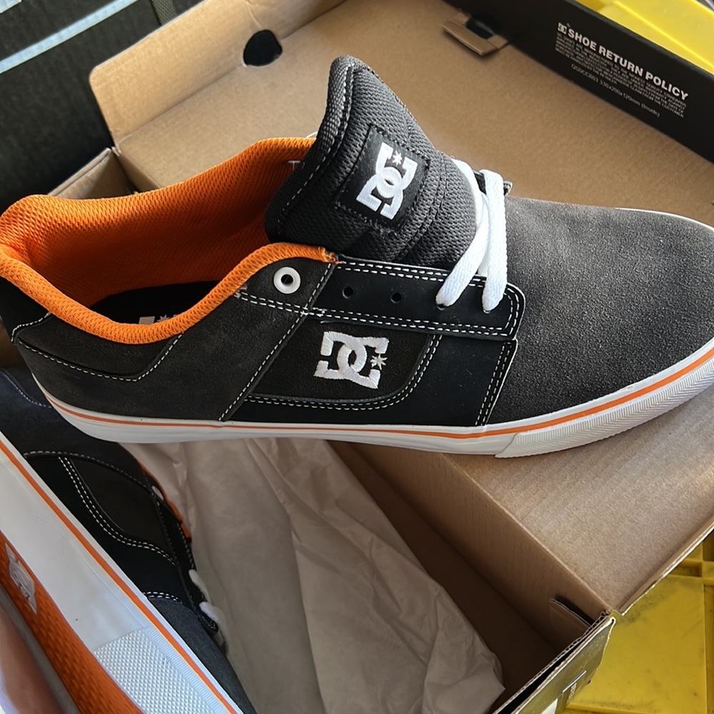 DC Pure Black & Pirate Black Skate Shoes